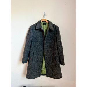 Vintage Dolce & Gabbana charcoal‎ grey wool pea coat size 42